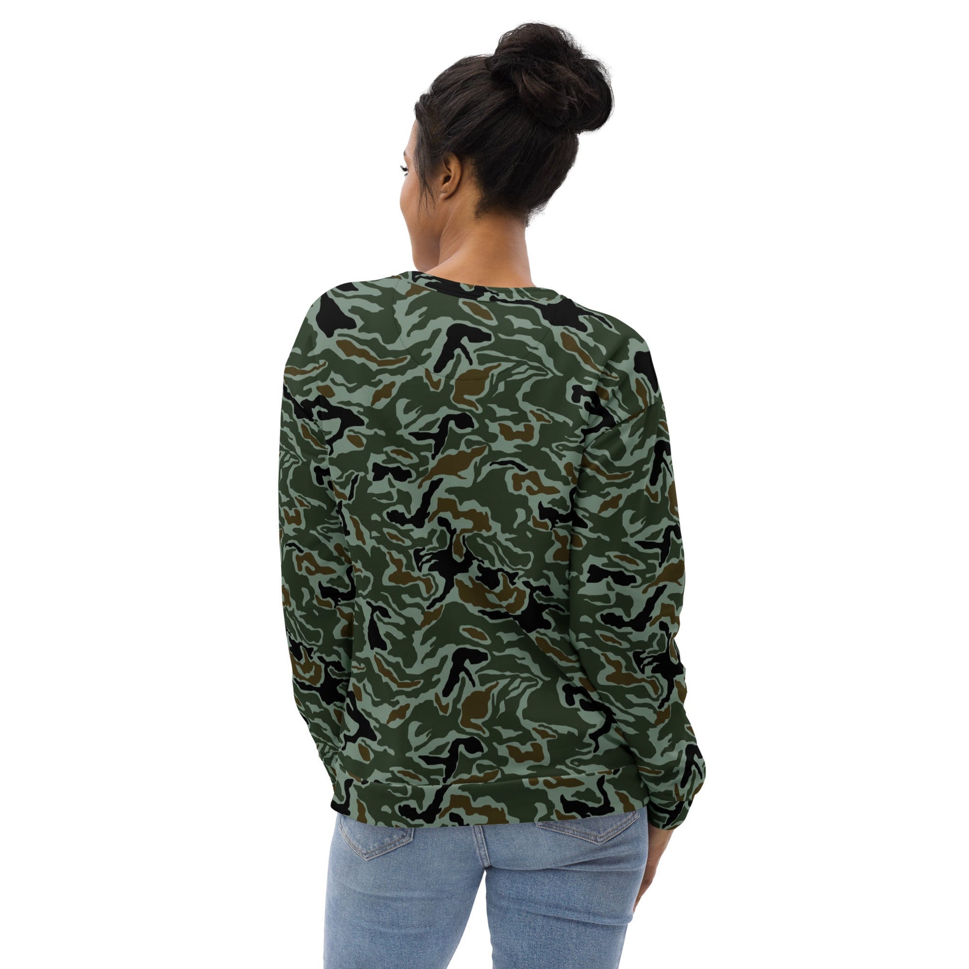 South Korean ROK Noodle Swirl CAMO Unisex Sweatshirt - Sweatshirts
