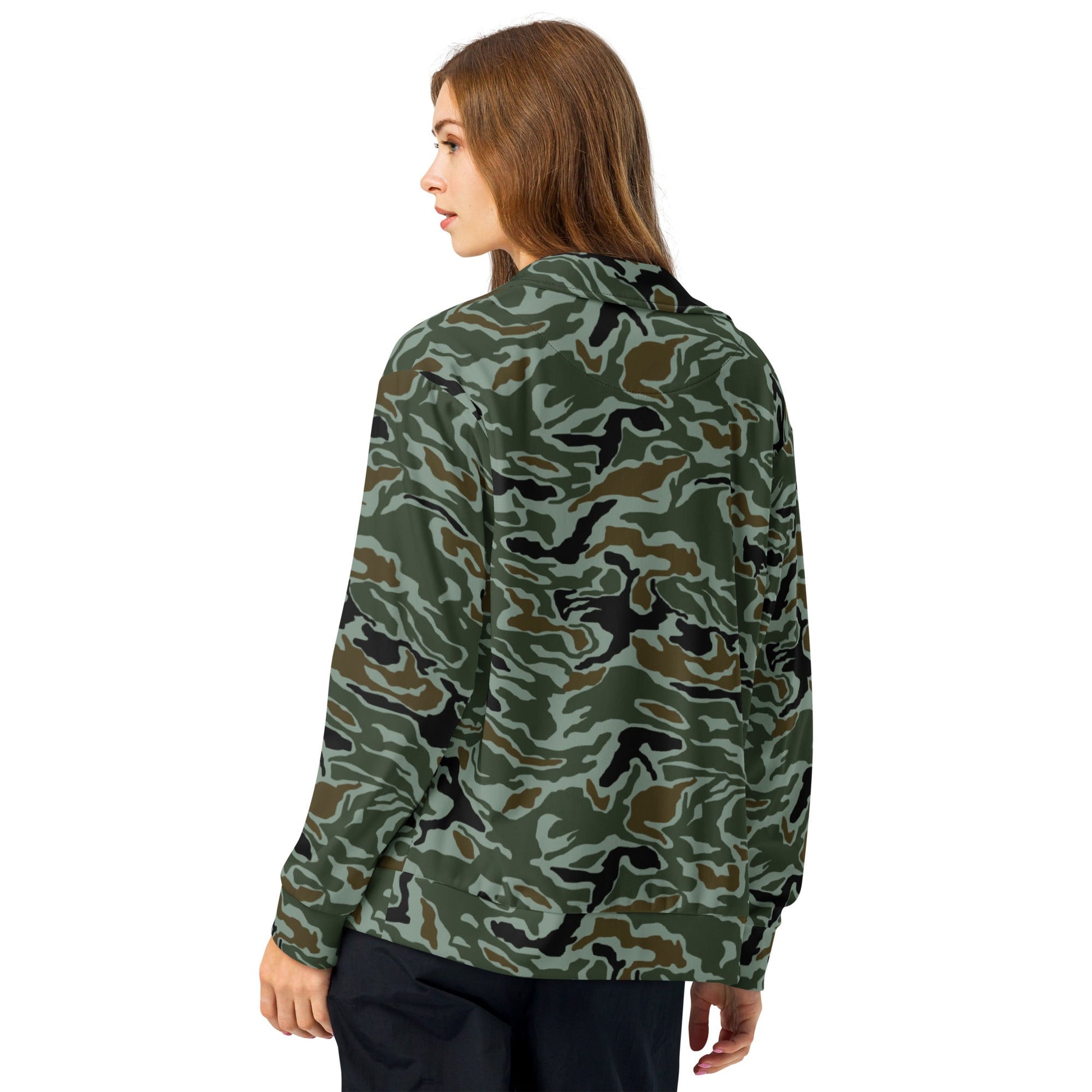 South Korean ROK Noodle Swirl CAMO Unisex track jacket - Track Jackets