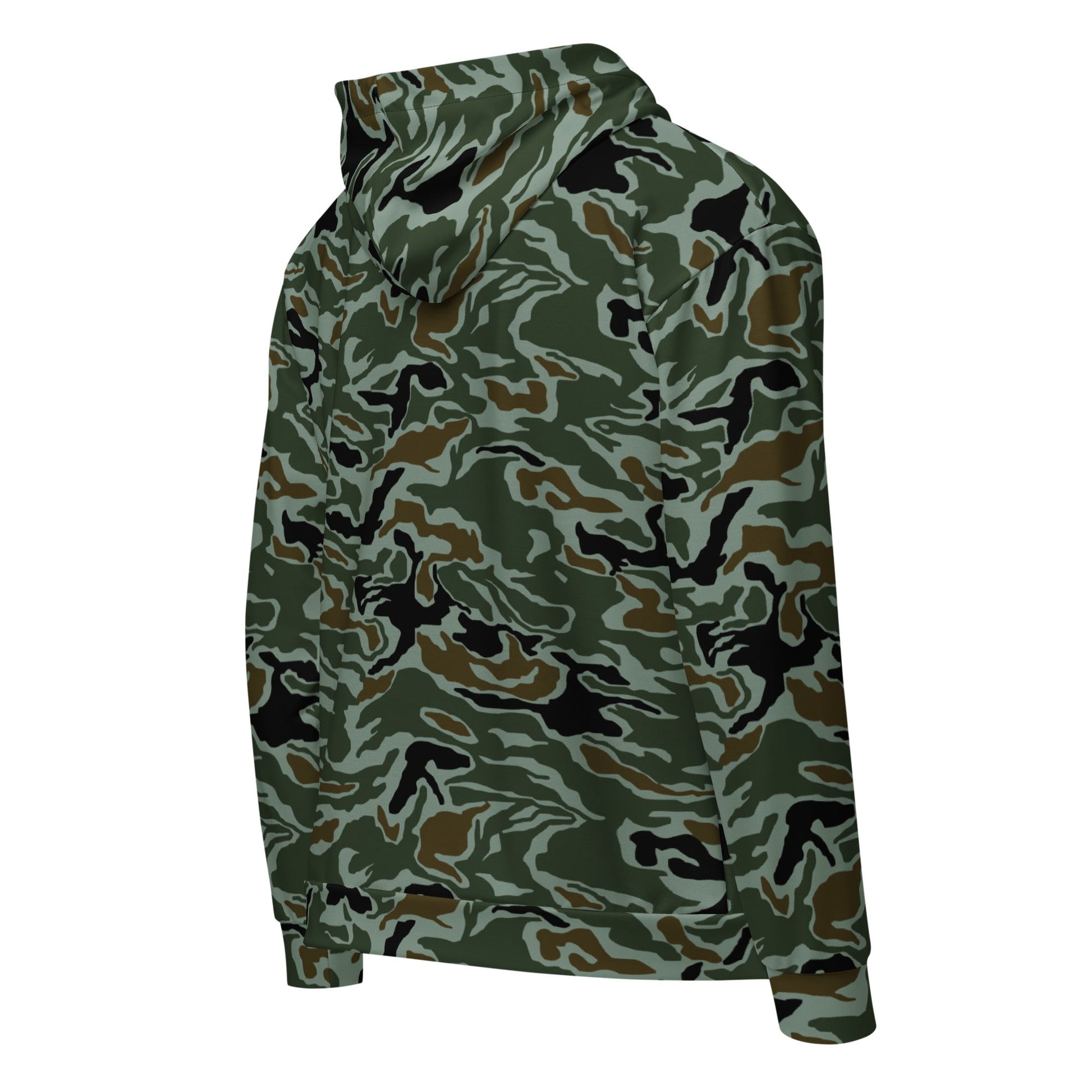 South Korean ROK Noodle Swirl CAMO Unisex zip hoodie - Zip Hoodies