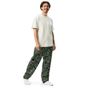 Noodle Swirl South Korean CAMO Unisex Wide-Leg Joggers