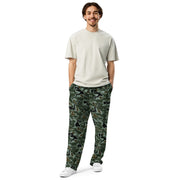 Noodle Swirl South Korean CAMO Unisex Wide-Leg Joggers