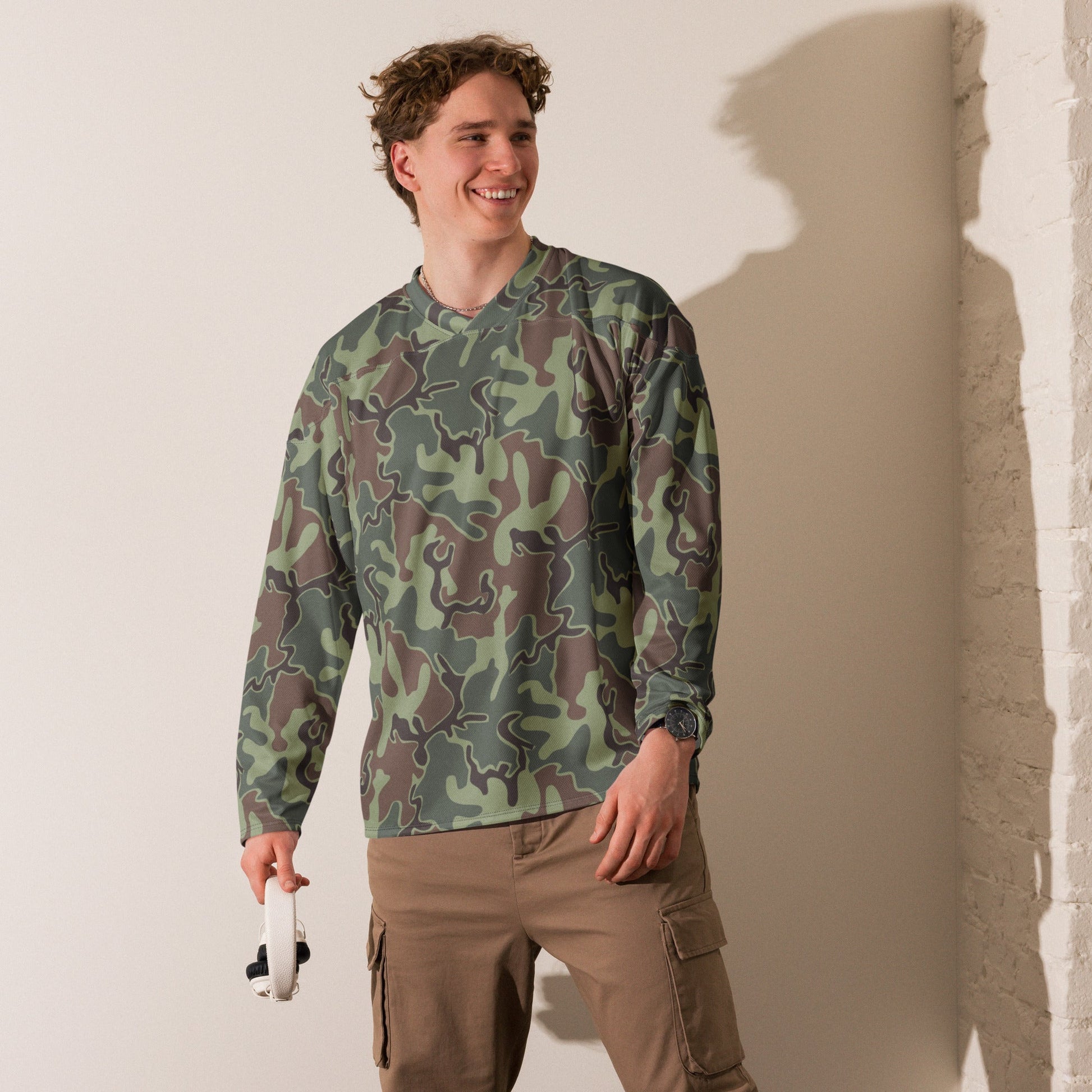 South Korean ROK Puzzle CAMO hockey fan jersey - Hockey Jerseys