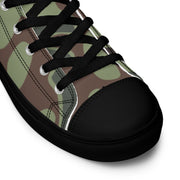 Puzzle South Korean CAMO Mens High-Top Canvas Shoes
