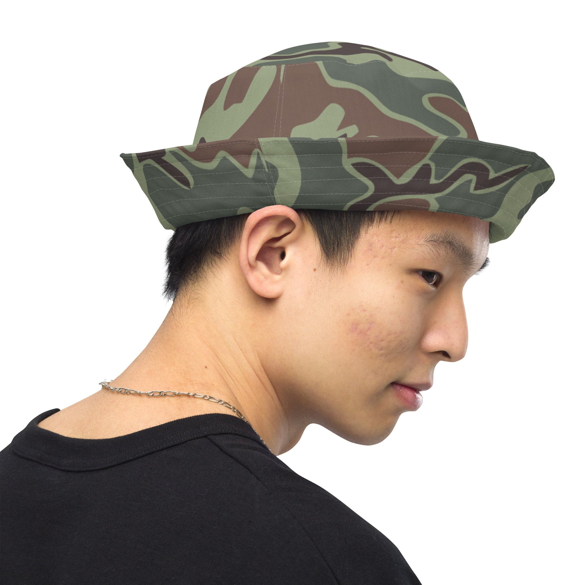 South Korean ROK Puzzle CAMO Reversible bucket hat - Bucket Hats