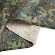 Puzzle South Korean CAMO Sherpa Blanket