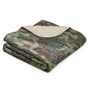 Puzzle South Korean CAMO Sherpa Blanket