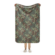Puzzle South Korean CAMO Sherpa Blanket - 37″×57″
