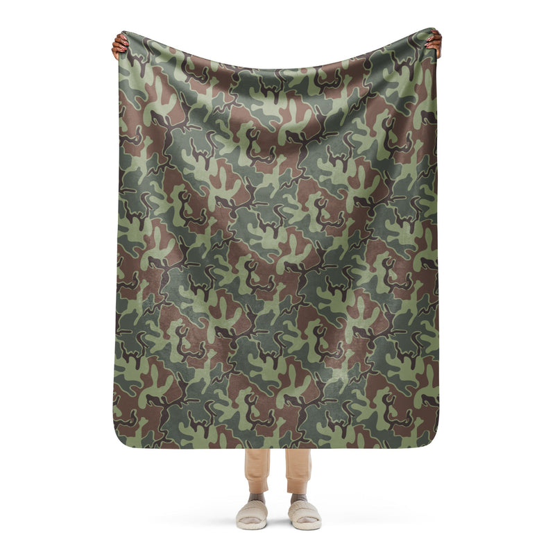 Puzzle South Korean CAMO Sherpa Blanket - 50″×60″