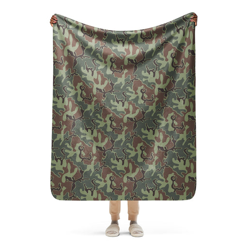 Puzzle South Korean CAMO Sherpa Blanket - 50″×60″