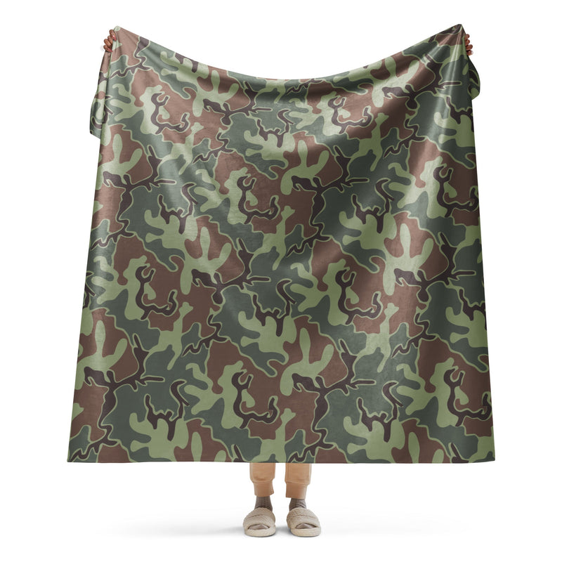 Puzzle South Korean CAMO Sherpa Blanket - 60″×80″