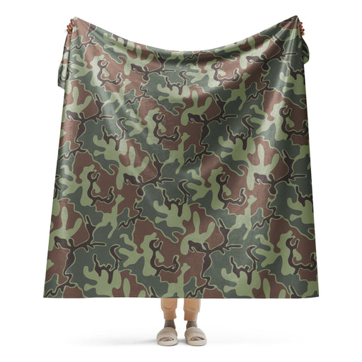 Puzzle South Korean CAMO Sherpa Blanket - 60″×80″