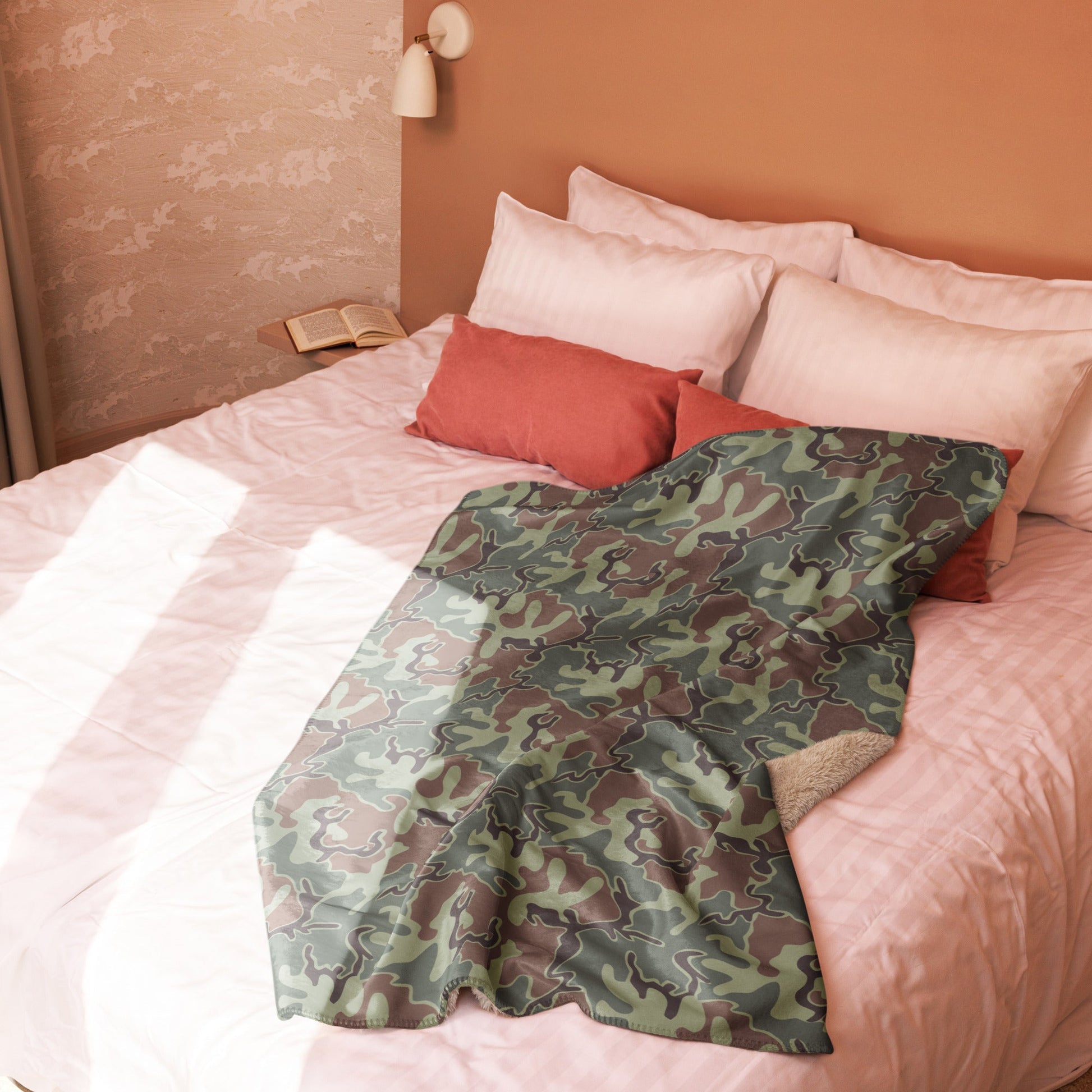 South Korean ROK Puzzle CAMO Sherpa blanket - Blankets