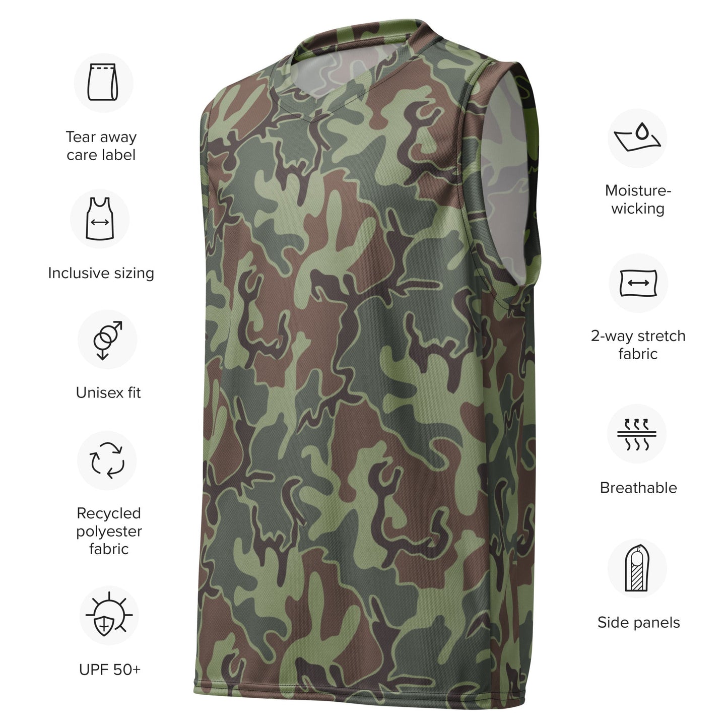 South Korean ROK Puzzle CAMO unisex basketball jersey - Basketball Jerseys