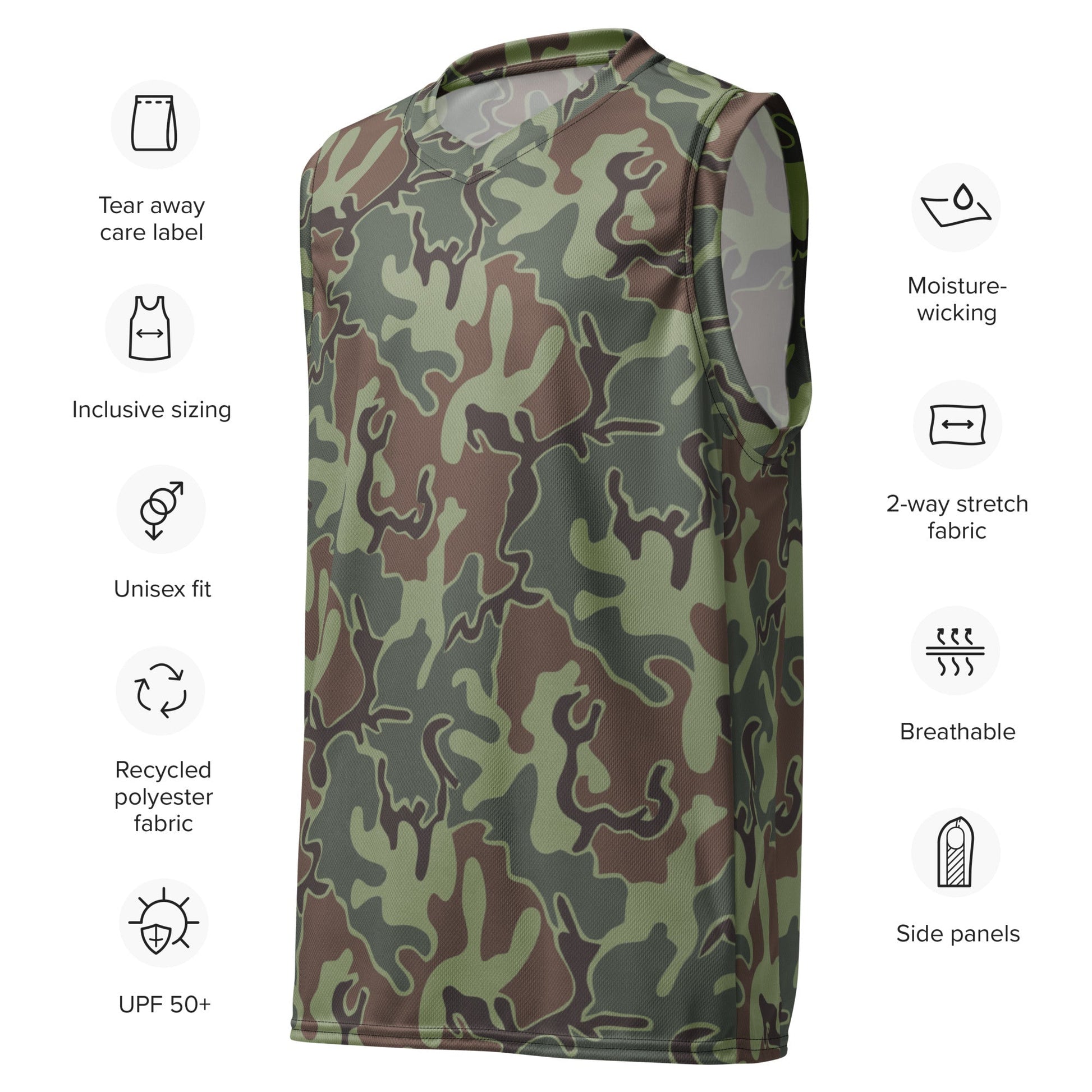 South Korean ROK Puzzle CAMO unisex basketball jersey - Basketball Jerseys