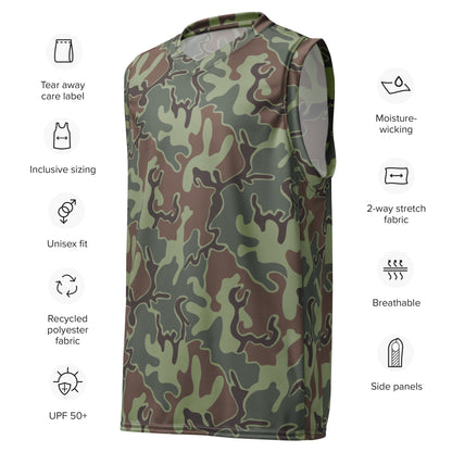 South Korean ROK Puzzle CAMO unisex basketball jersey - Basketball Jerseys