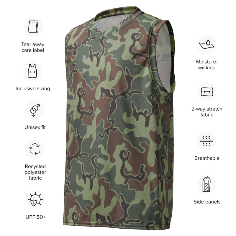 Puzzle South Korean CAMO Unisex Basketball Jersey