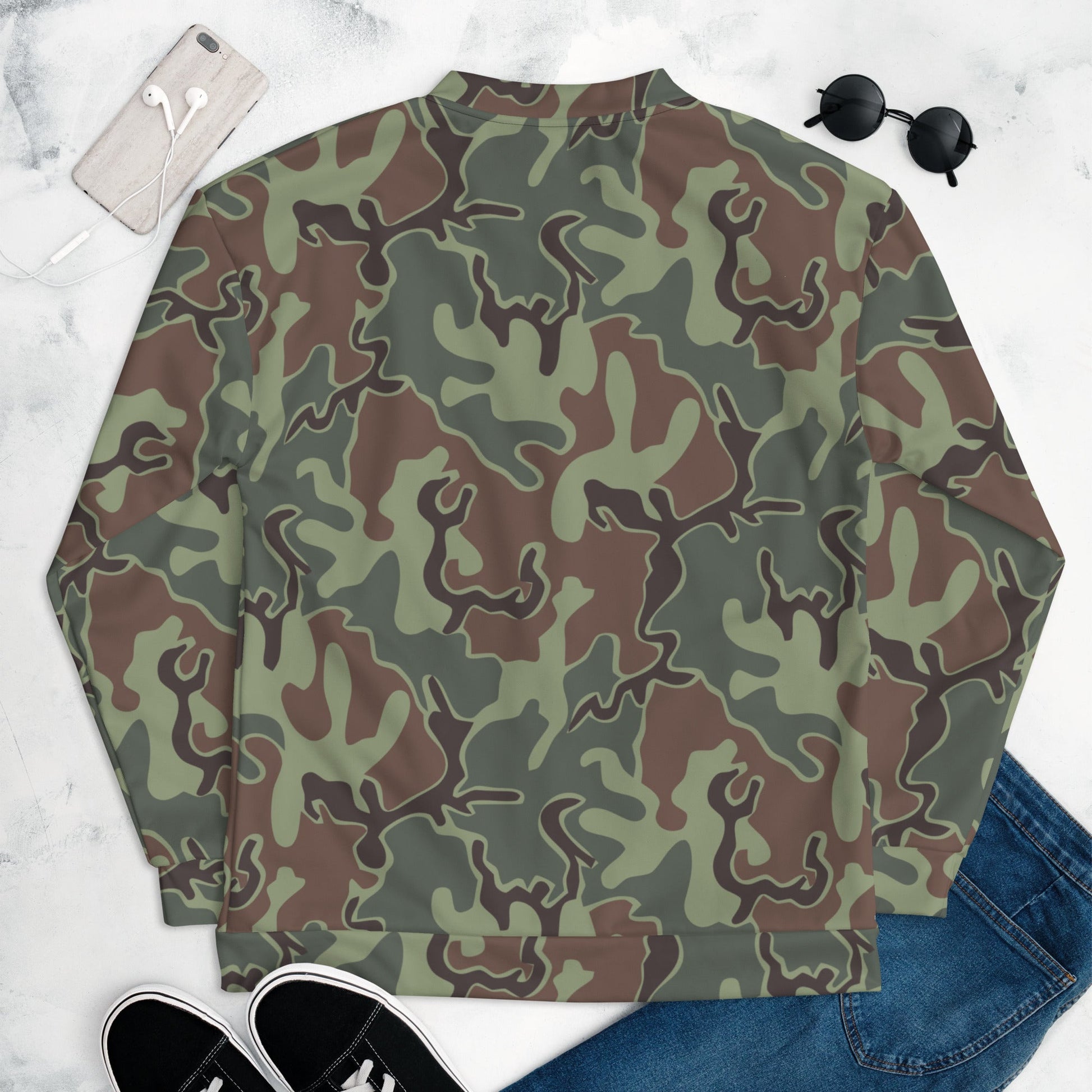 South Korean ROK Puzzle CAMO Unisex Bomber Jacket - Jackets