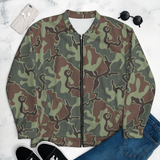 Puzzle South Korean CAMO Unisex Bomber Jacket - XS