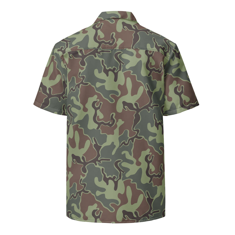 Puzzle South Korean CAMO Unisex Short-Sleeve Button Shirt - Button-Up