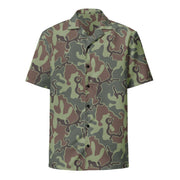 Puzzle South Korean CAMO Unisex Short-Sleeve Button Shirt - Button-Up