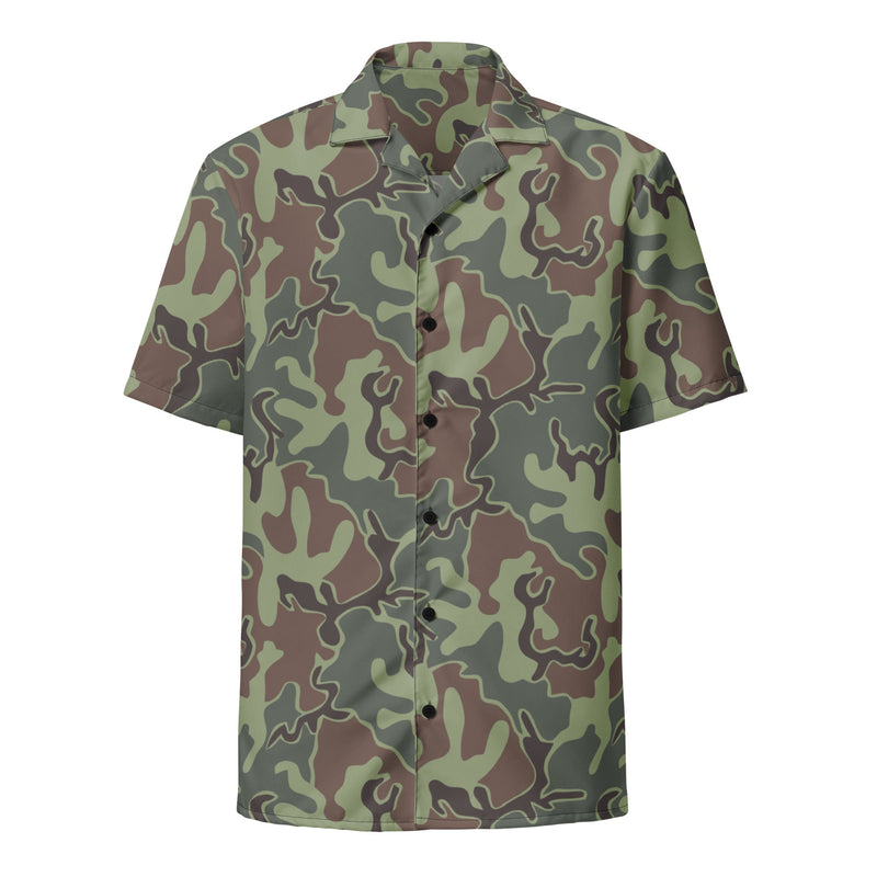 Puzzle South Korean CAMO Unisex Short-Sleeve Button Shirt - Button-Up