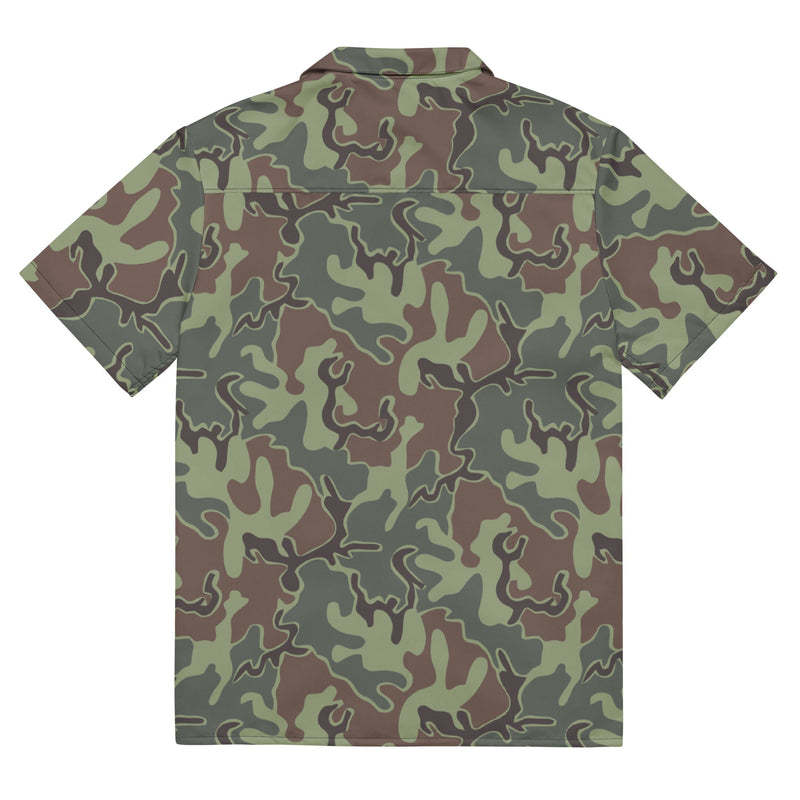 Puzzle South Korean CAMO Unisex Short-Sleeve Button Shirt - Button-Up
