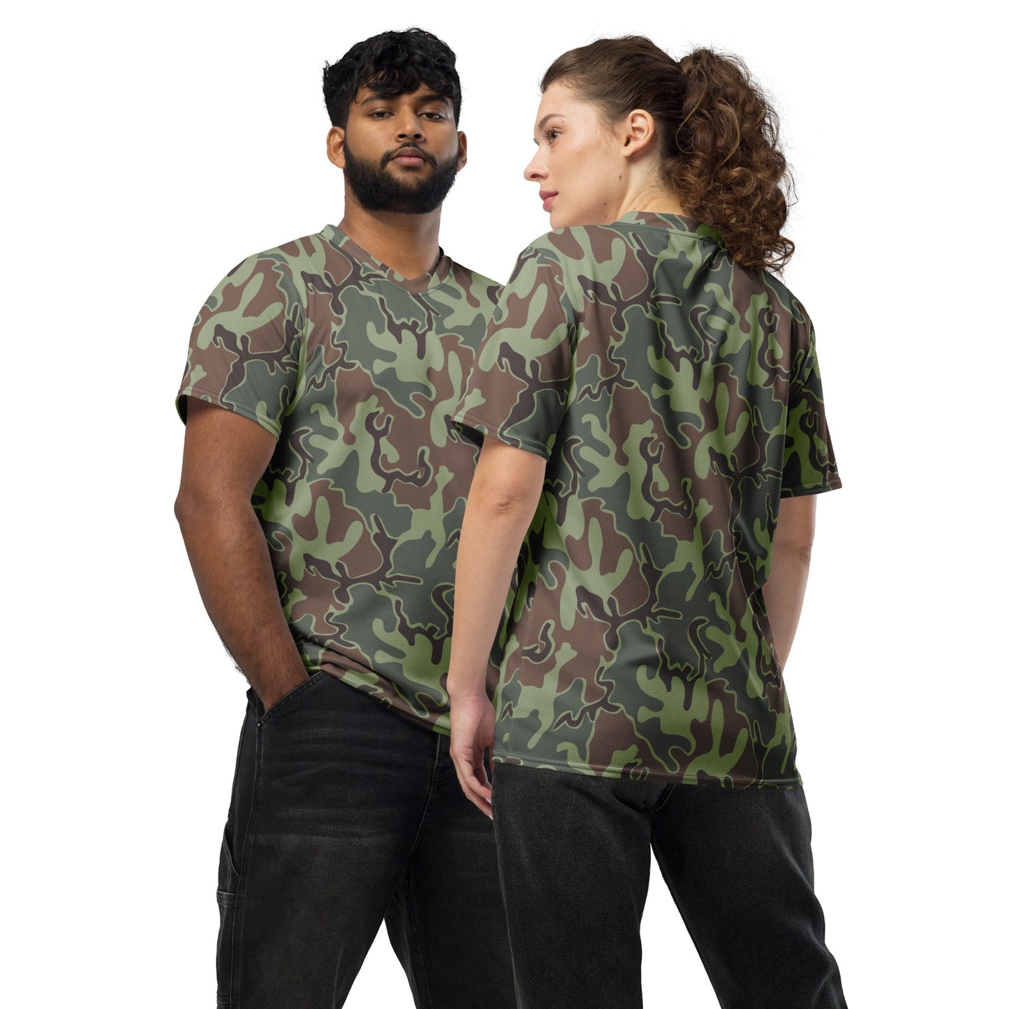 South Korean ROK Puzzle CAMO unisex sports jersey 2XS Sports Jerseys