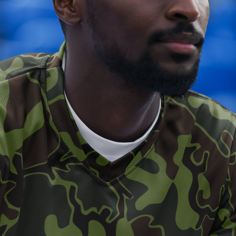 Puzzle South Korean CAMO Unisex Sports Jersey