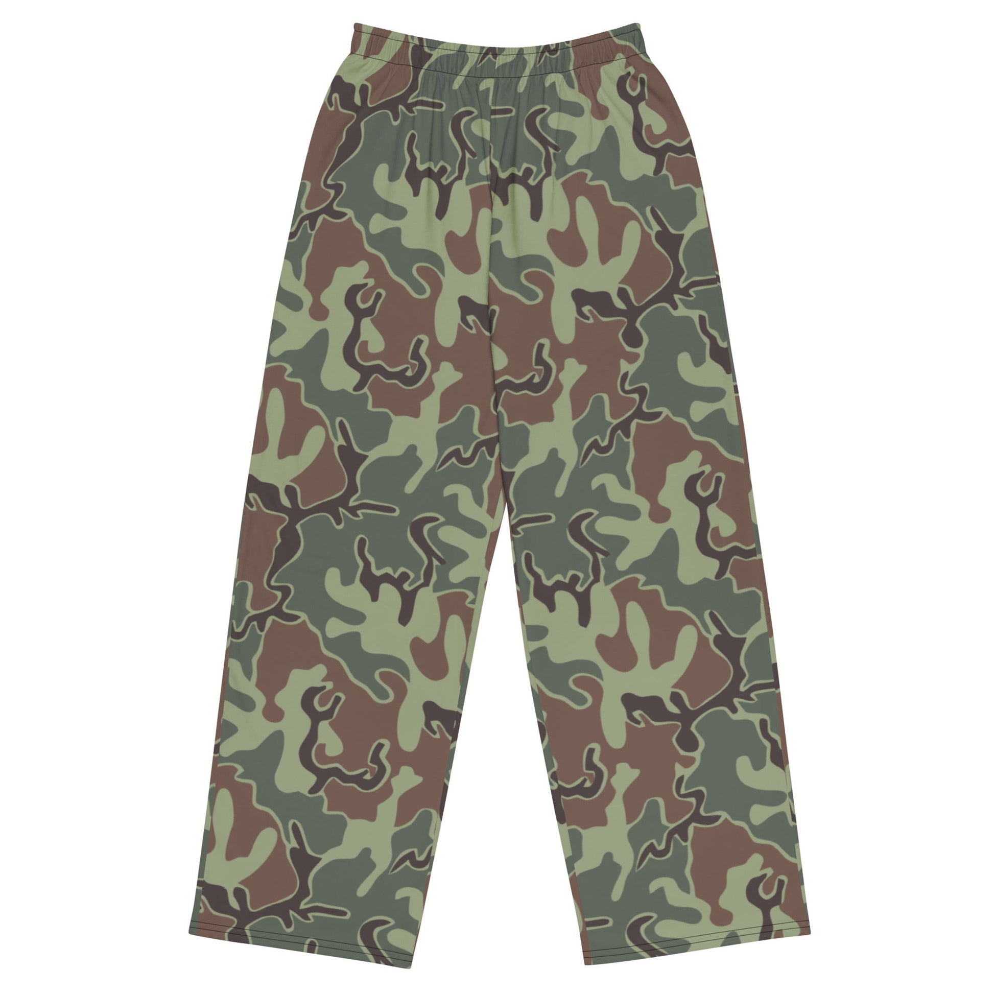 South Korean ROK Puzzle CAMO unisex wide leg pants 2XS Wide Pants