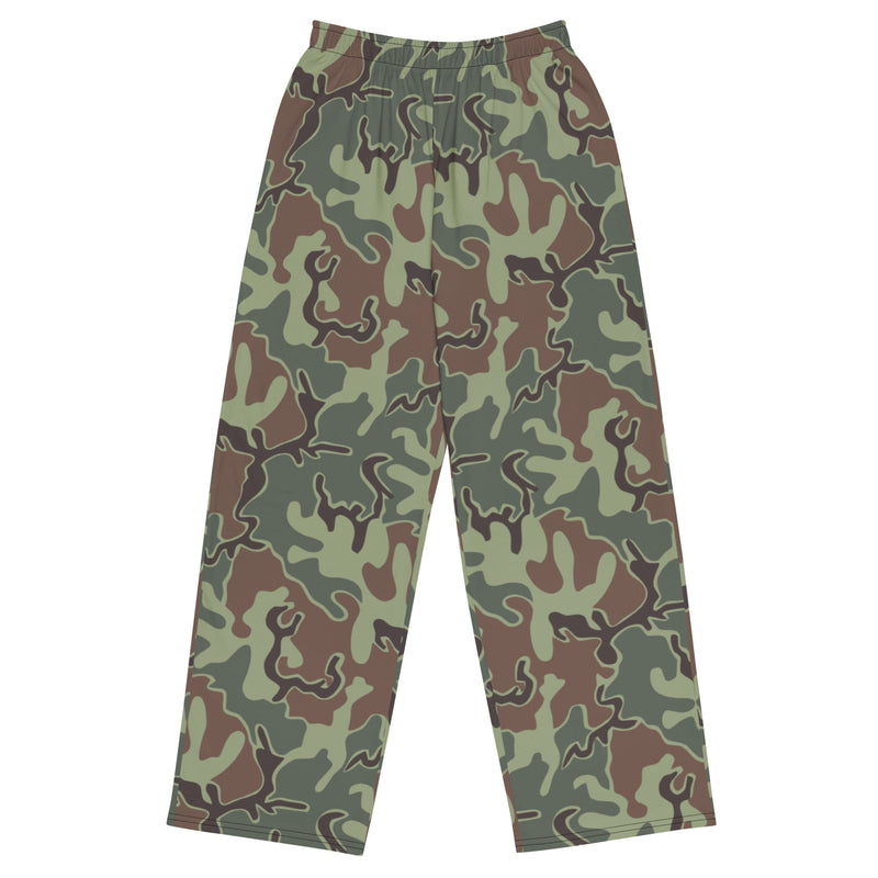 Puzzle South Korean CAMO Unisex Wide-Leg Leisure Pants - 2XS - Pant