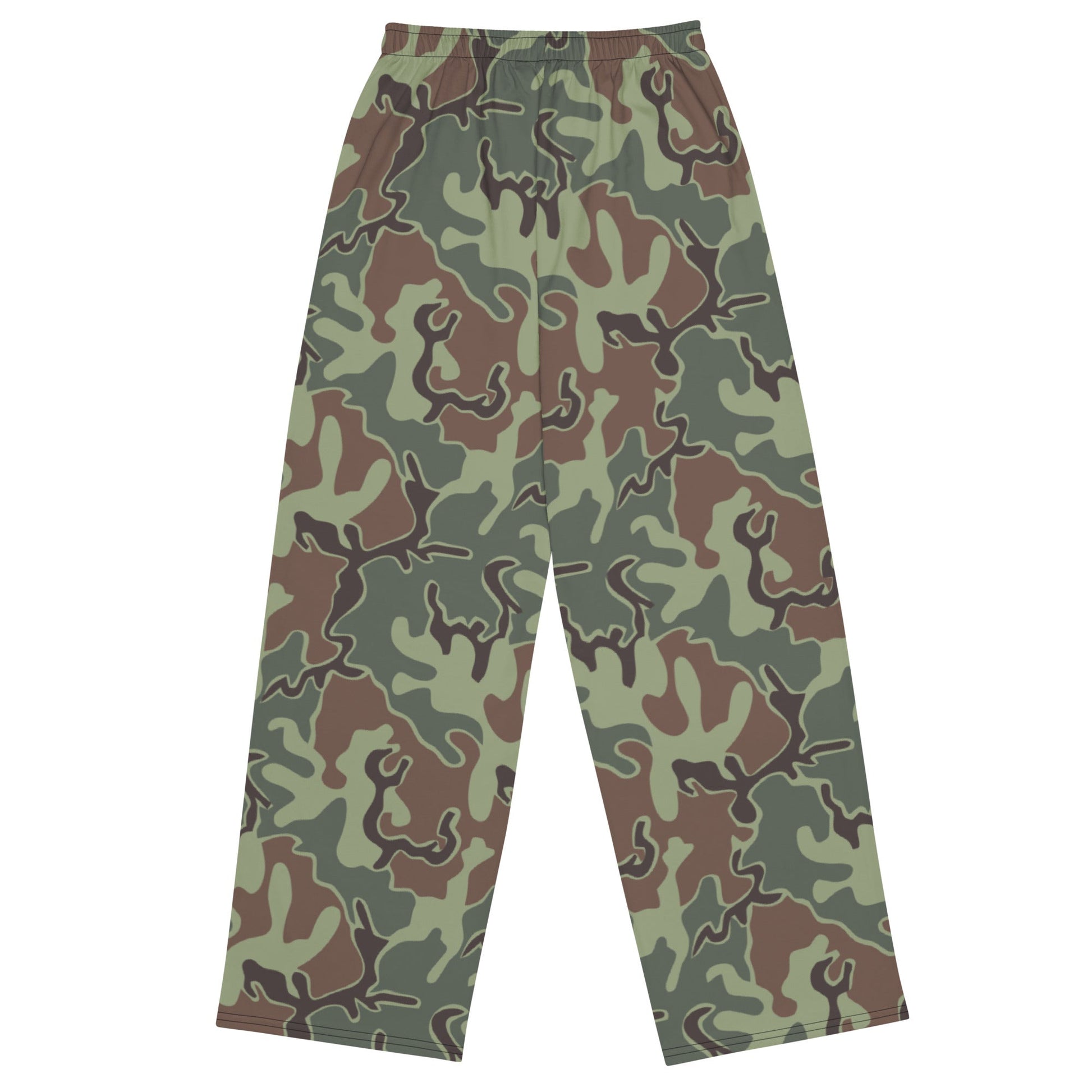 South Korean ROK Puzzle CAMO unisex wide leg pants Wide Pants