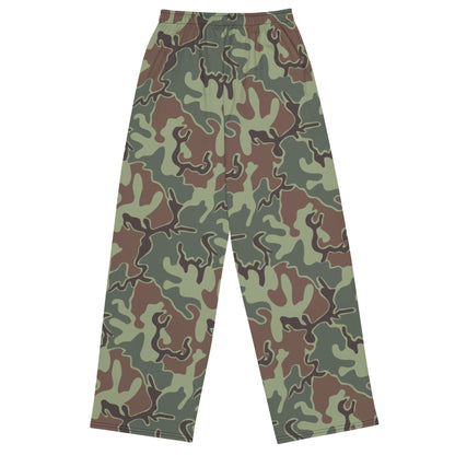 South Korean ROK Puzzle CAMO unisex wide leg pants Wide Pants