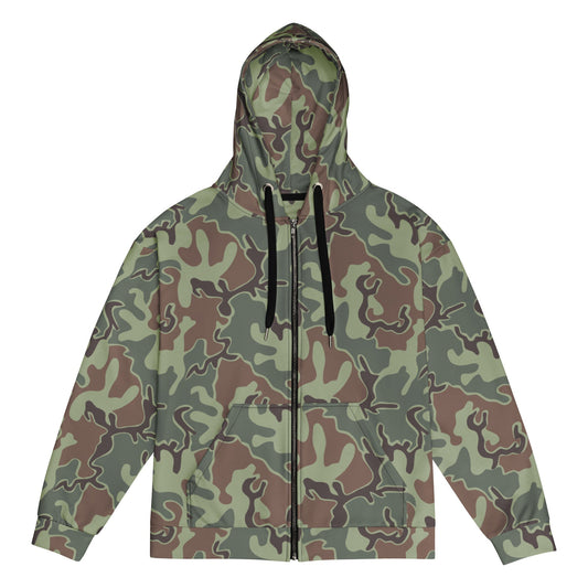 South Korean ROK Puzzle CAMO Unisex zip hoodie - 2XS - Zip Hoodies