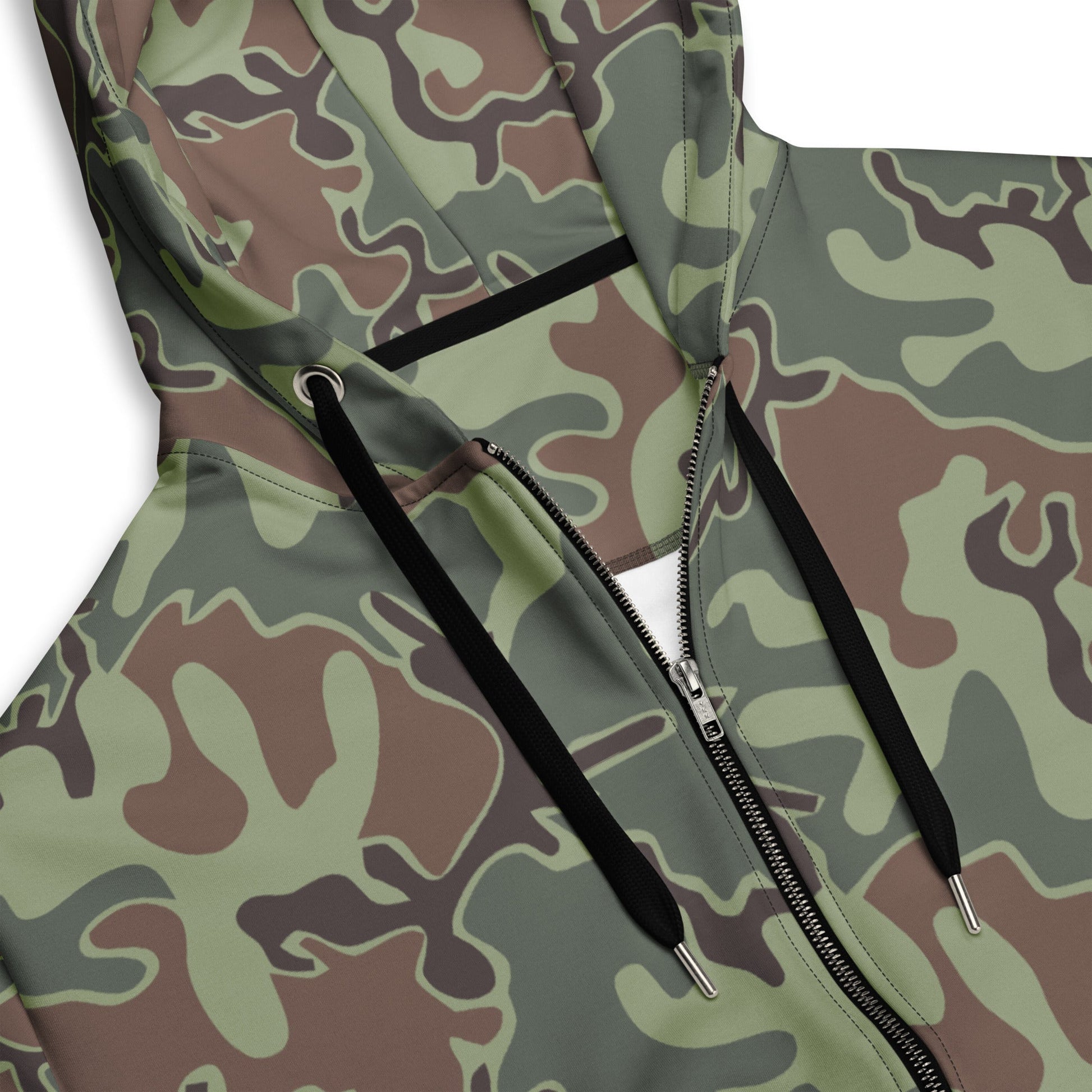 South Korean ROK Puzzle CAMO Unisex zip hoodie - Zip Hoodies