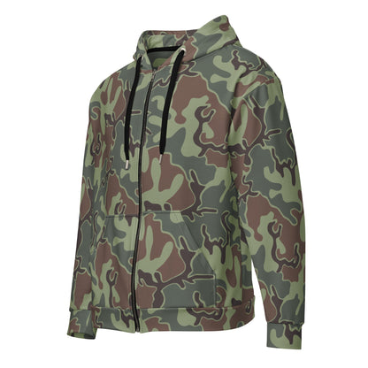South Korean ROK Puzzle CAMO Unisex zip hoodie - Zip Hoodies