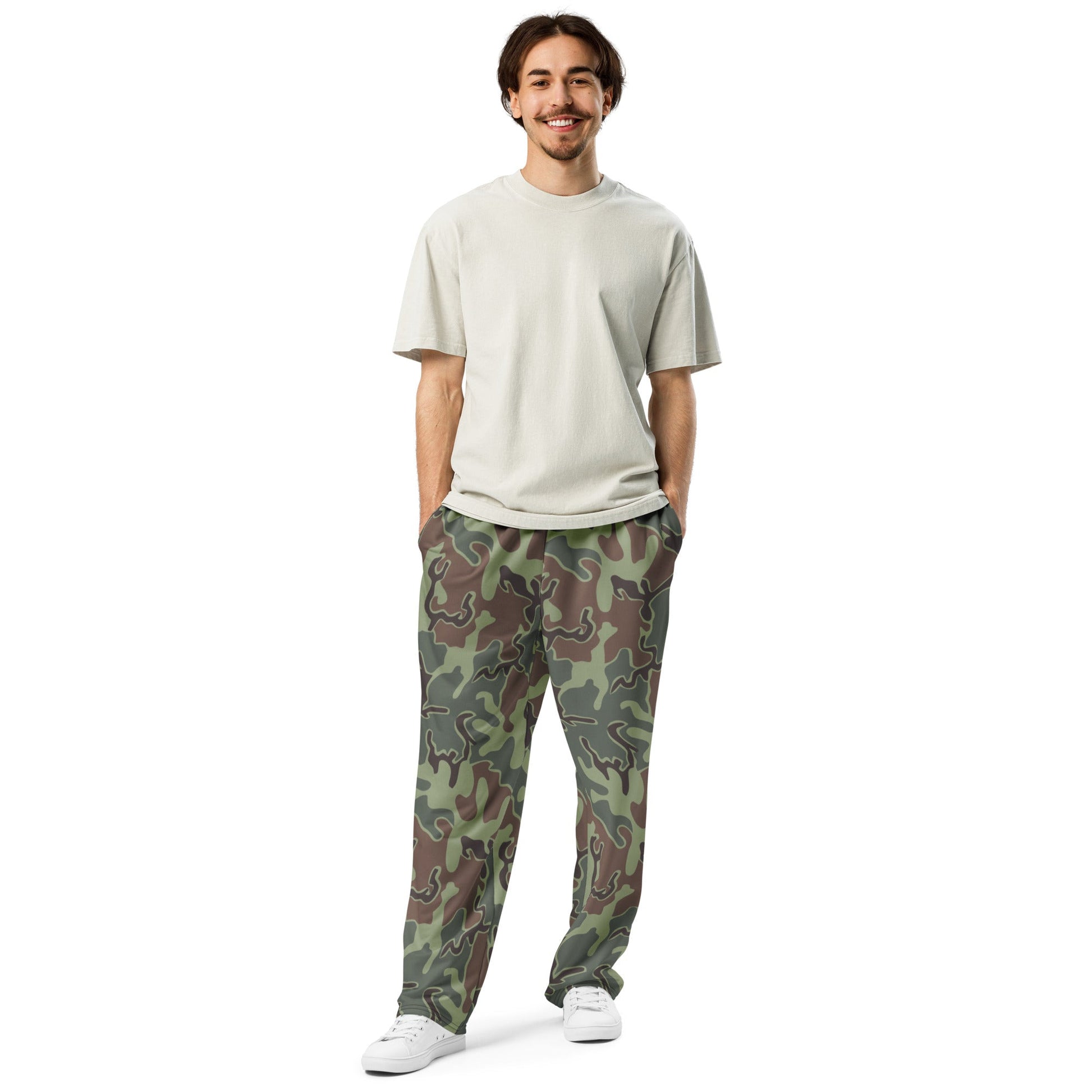 South Korean ROK Puzzle CAMO Wide-leg joggers - Joggers