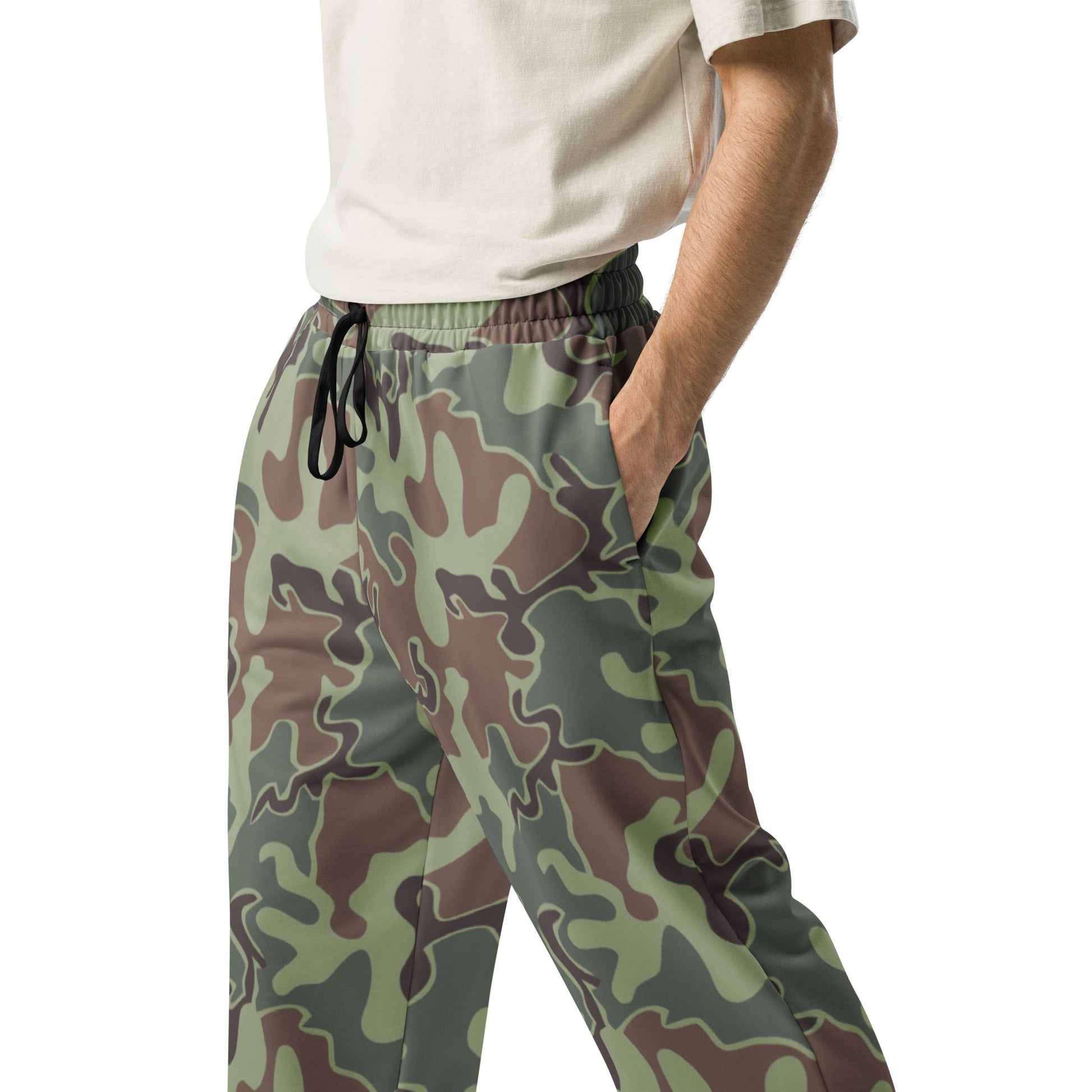 South Korean ROK Puzzle CAMO Wide-leg joggers - Joggers