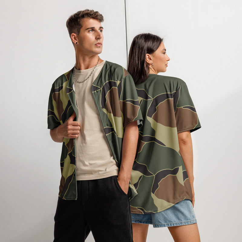 Turtle Shell South Korean CAMO Unisex Baseball Jersey - 2XS