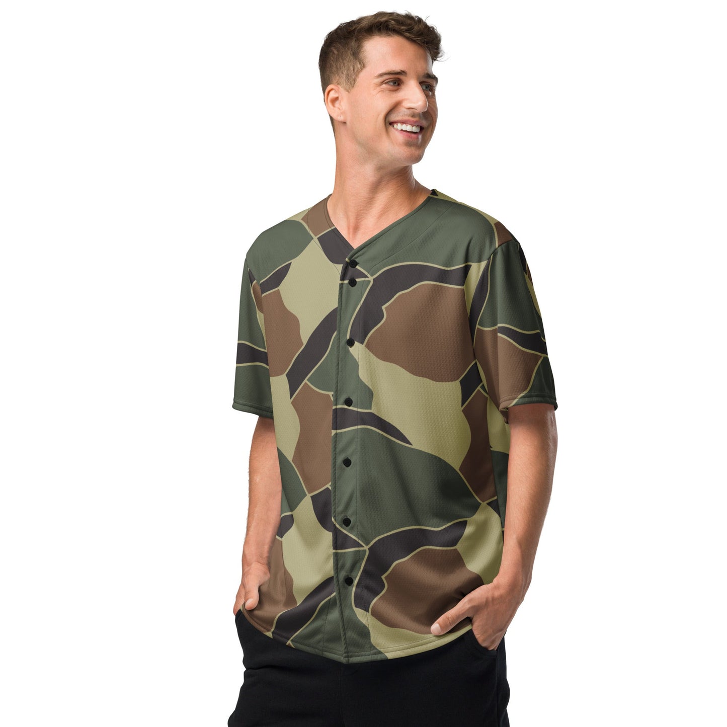 South Korean ROK Turtle Shell CAMO baseball jersey - Baseball Jerseys