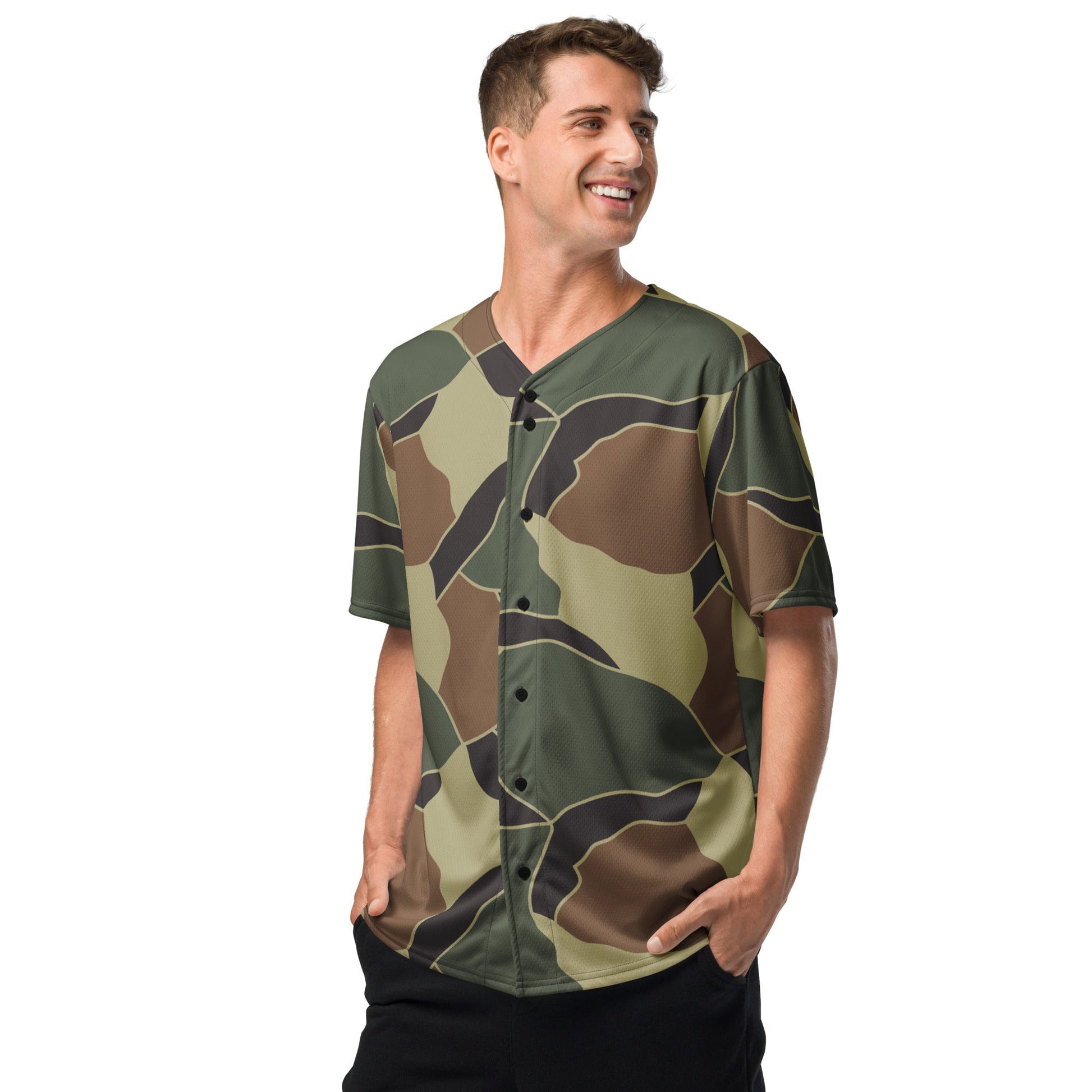 South Korean ROK Turtle Shell CAMO baseball jersey - Baseball Jerseys