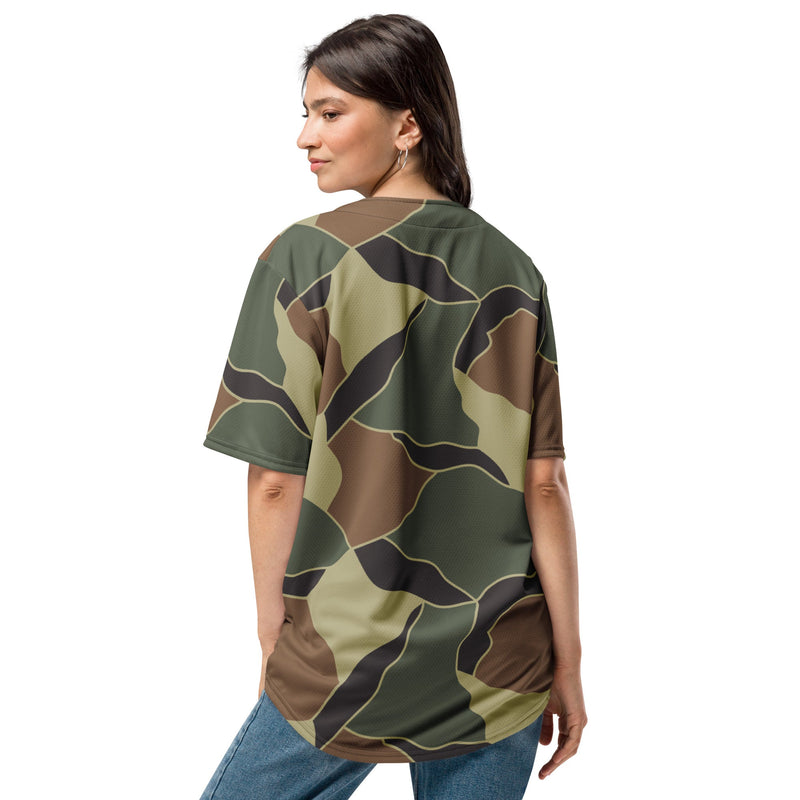 Turtle Shell South Korean CAMO Unisex Baseball Jersey