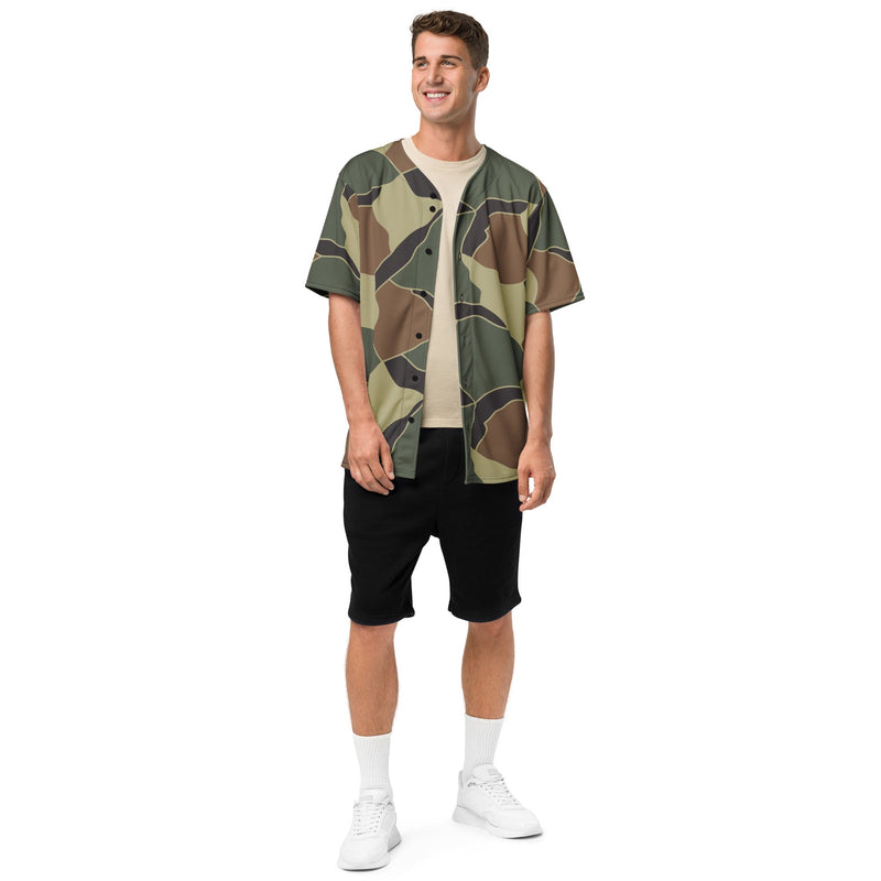 Turtle Shell South Korean CAMO Unisex Baseball Jersey