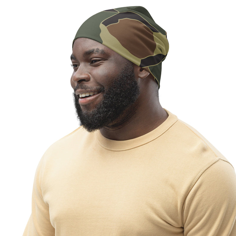 Turtle Shell South Korean CAMO Beanie - Head