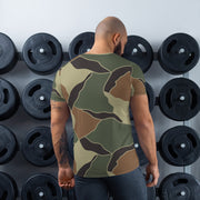 Turtle Shell South Korean CAMO Mens Athletic T-Shirt - Shirt