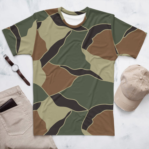 Turtle Shell South Korean CAMO Mens T-Shirt - XS