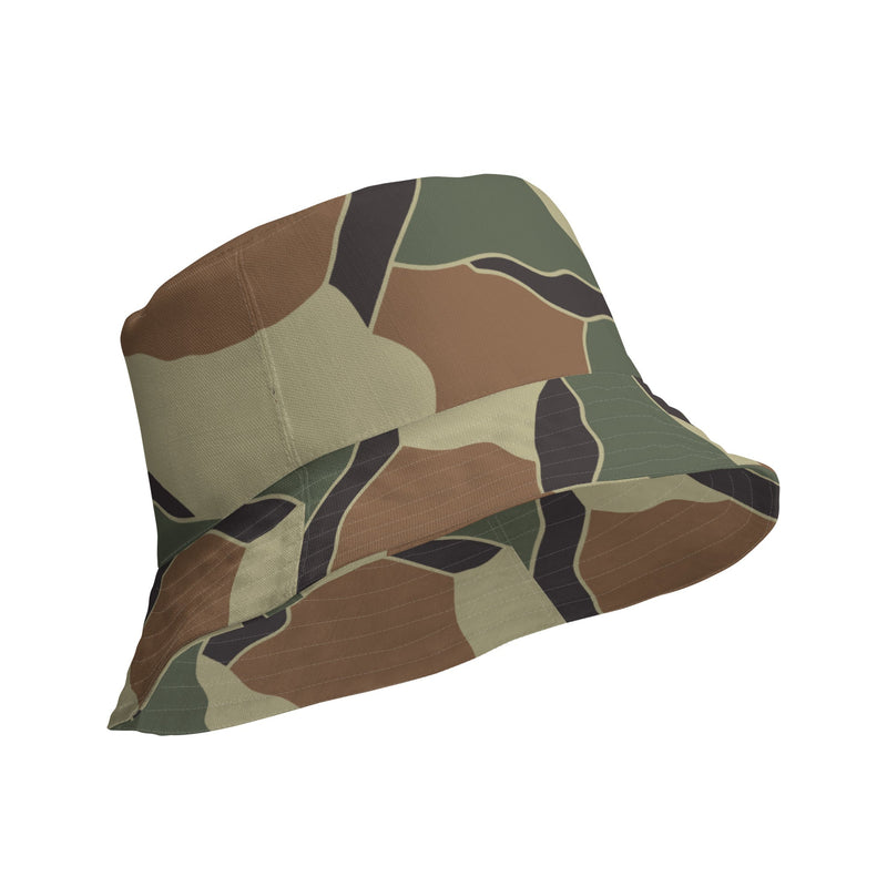 Turtle Shell South Korean CAMO Reversible Bucket Hat - Head
