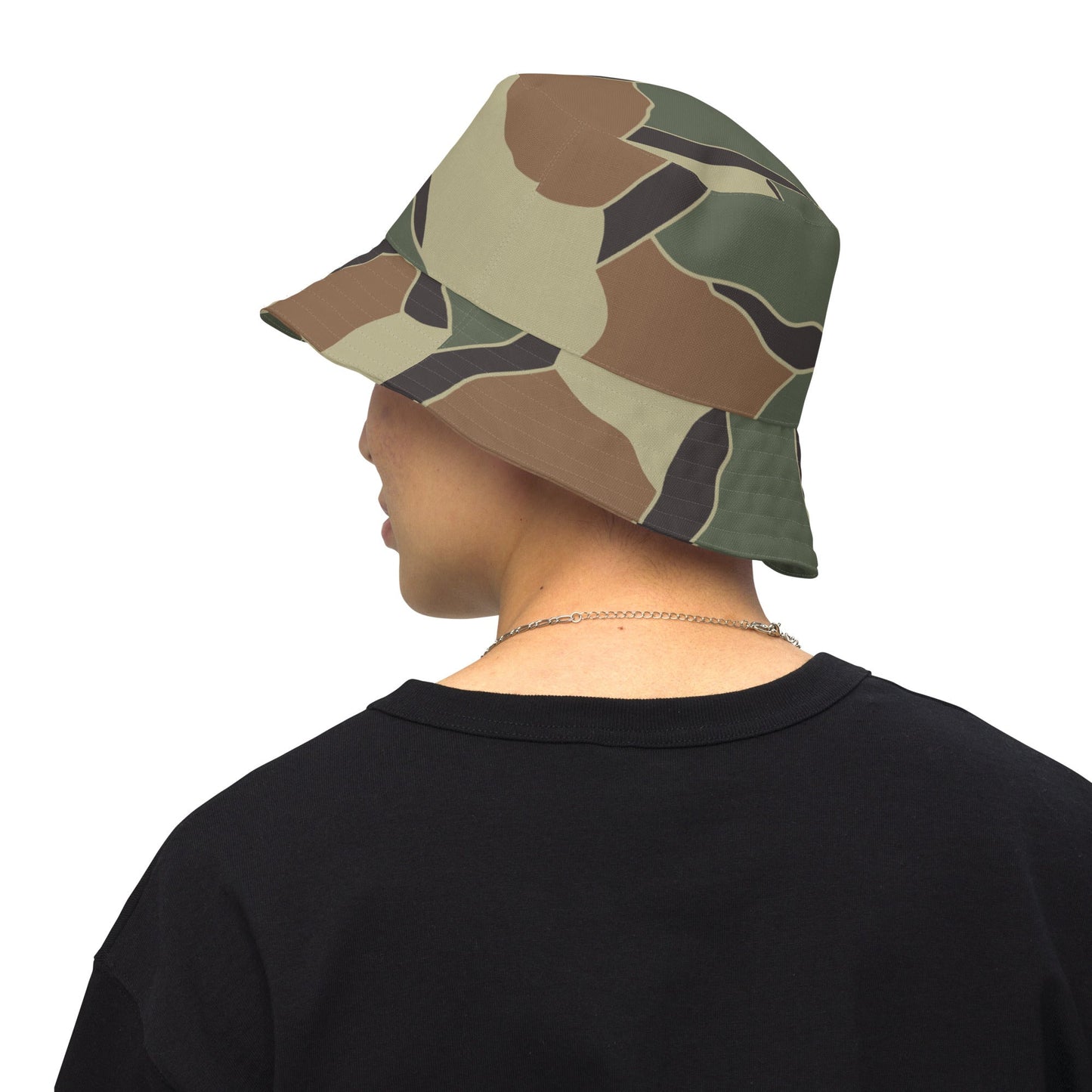 South Korean ROK Turtle Shell CAMO Reversible bucket hat - S/M - Bucket Hats