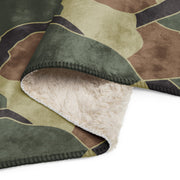 Turtle Shell South Korean CAMO Sherpa Blanket