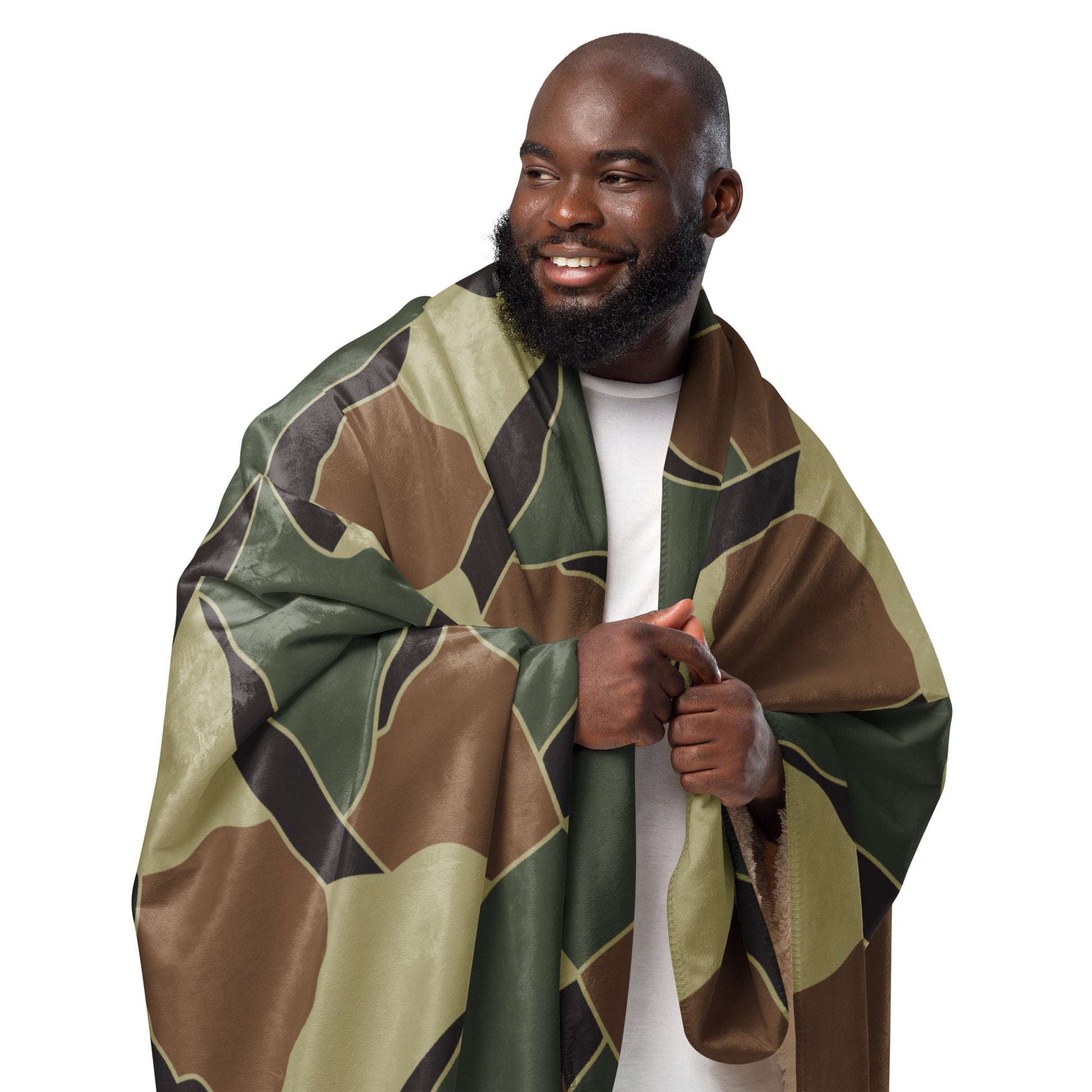 South Korean ROK Turtle Shell CAMO Sherpa blanket - Blankets