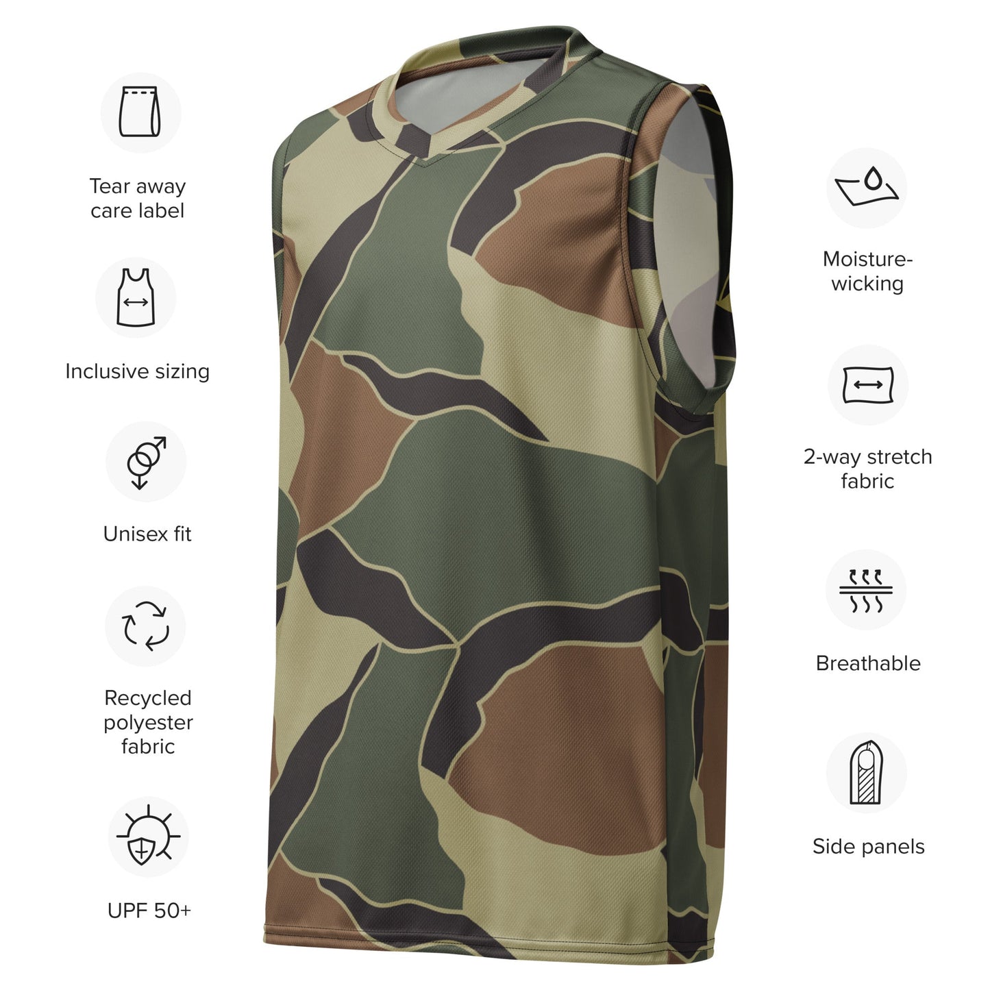 South Korean ROK Turtle Shell CAMO unisex basketball jersey - Basketball Jerseys